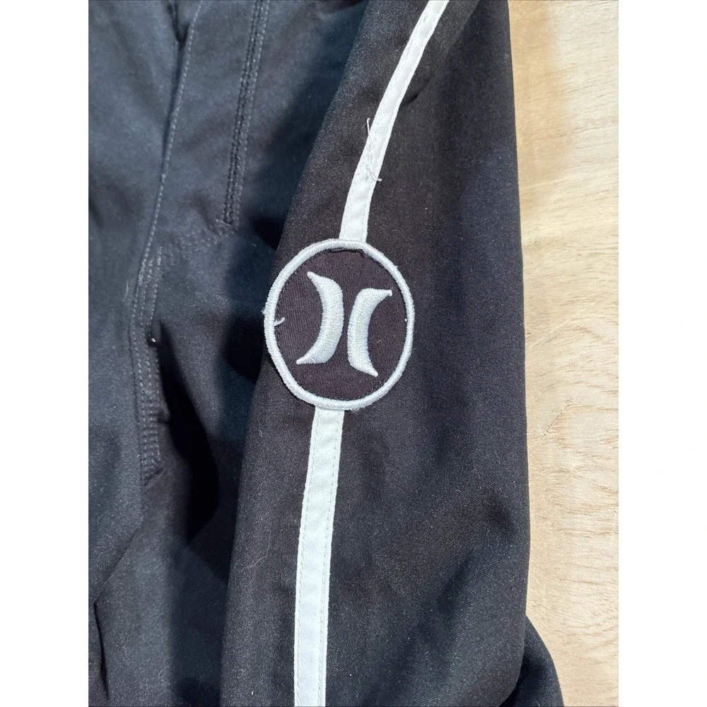 NWT Men's 18 Hurley Block Party Black White Board‎ Shorts Trunks Swimsuit 18/29